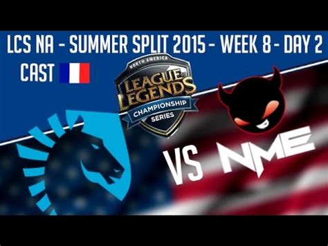 Team Liquid Vs Enemy Esports Lcs Na W D Summer Split Fr