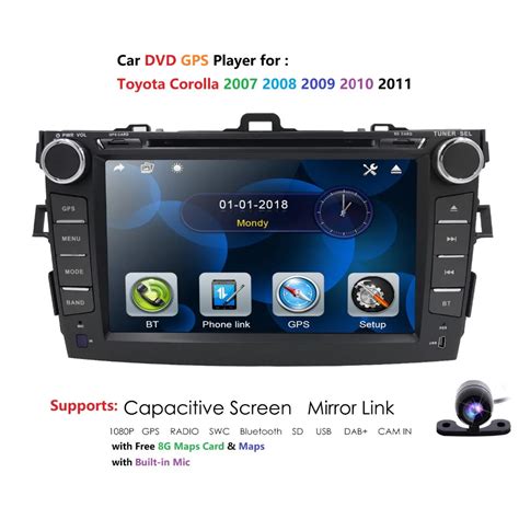 Hizpo Car Radio Multimedia Video Player Mirror Link For Toyota Corolla