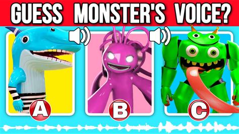 Guess The MONSTER S VOICE 36 GARTEN OF BANBAN 4 MY SINGING