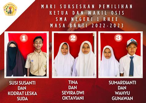 DEBAT KANDIDAT DAN PEMILIHAN KETUA DAN WAKIL KETUA OSIS SMA NEGERI 1