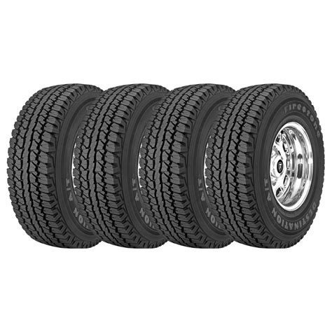 Combo 4 Pneus 235 75R15 Firestone Destination A T 104 101S