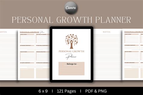 Personal Growth Planner KDP Interior Graphic By KDPISH Creative Fabrica