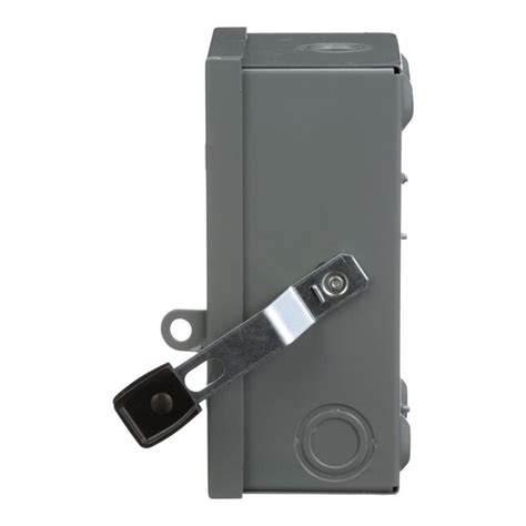 Square D 30 Amp 1 Pole Fusible Safety Switch Disconnect In The Electrical Disconnects Department