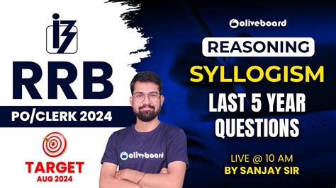 RRB PO Clerk 2024 Syllogism Reasoning Last 5 Years Asked Questions