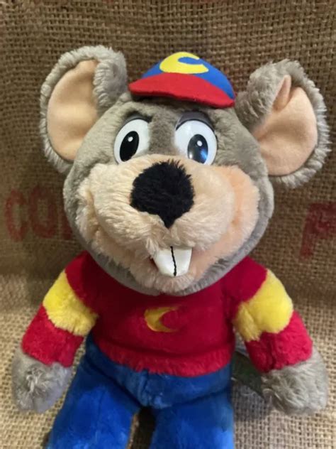 Vintage Chuck E Cheese Collectible Mascot Plush Showbiz Pizza