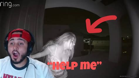 Most Disturbing Things Caught On Doorbell Camera Footage Reaction