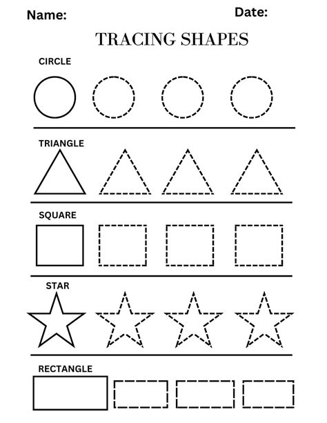 Colors and Shapes Worksheets - Etsy