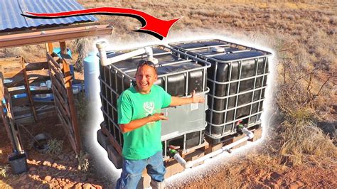 Easy DIY Rainwater Harvesting Using IBC Totes YouTube