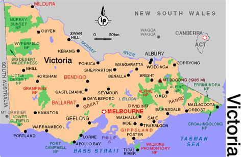 Victoria Map Pictures | Map of Australia Region Political