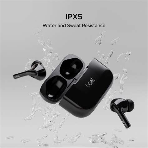 Boat Airdopes 161 163 With Asap Charge And 40 Hrs Playback Bluetooth Pebble Black Active Black