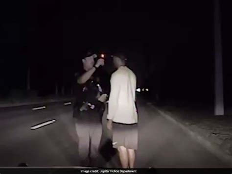 Tiger Woods Appears Unsteady Disoriented In Police Dash Cam Video Of Dui Arrest