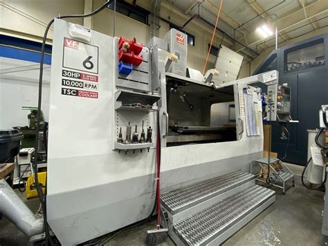 64 X 32 X 30 Haas VF 6 4 Axis Vertical Machining Center 2008