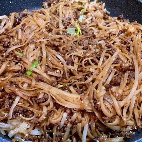 Easy Mongolian Ground Beef Noodles Kitch Me Now