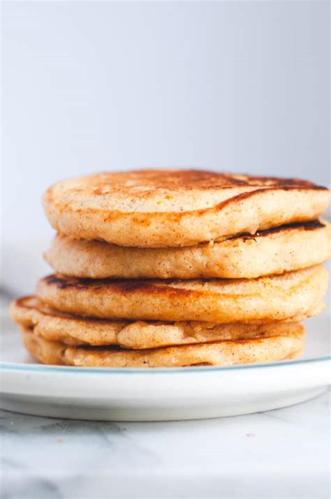 Fluffy Vegan Sweet Potato Pancakes Cozy Peach Kitchen