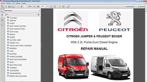 Citroen Jumper And Peugeot Boxer 2007 2015 22d Repair M Carrepairmanuals