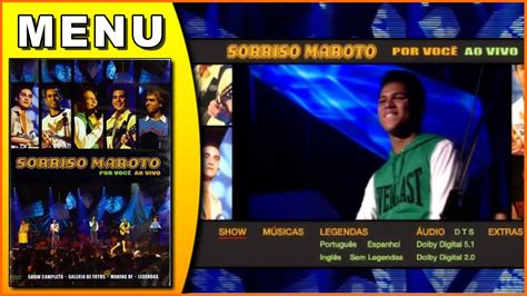 Dvd Sorriso Maroto Por Voc Ao Vivo Menu Do Dvd Youtube