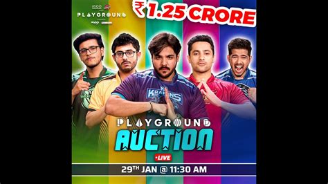 Auction Watch Party With Carryminati Triggered Insaan Harsh Beniwal Playground Global Youtube