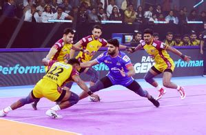 PKL Season 11 Telugu Titans Humble Table Toppers Haryana Steelers By