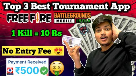 Top Best Tournament Apps For Free Fire Max And Bgmi Ff Tournament