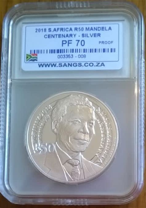 Other Mandela Coins 2018 Nelson Mandela Centenary Silver R50 Coin