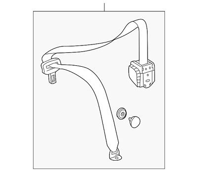 Genuine Mercedes Benz Outer Belt Assembly 253 860 17 00 8R93 EBay