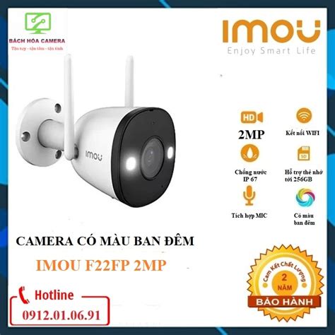 Mua Camera IP WiFi Ngoài Trời 2M IMOU F22P F22FP MÀU ĐÊM F26FEP