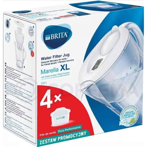 Cana Filtranta Brita Marella Xl L Filtre Incluse Maxtra Alb