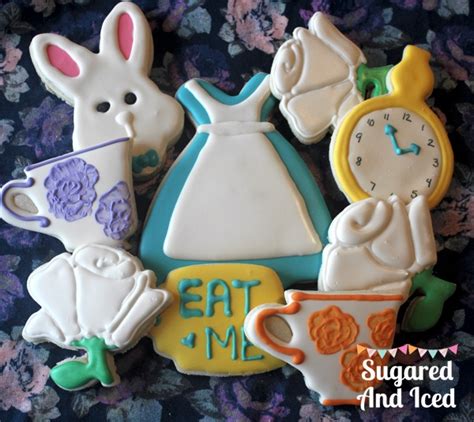 Halloween Alice and Wonderland Cookies