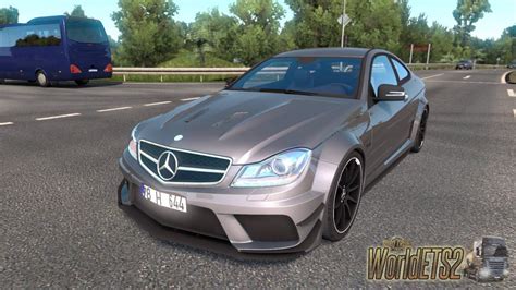 Car Mercedes Benz C63 AMG For Euro Truck Simulator 2