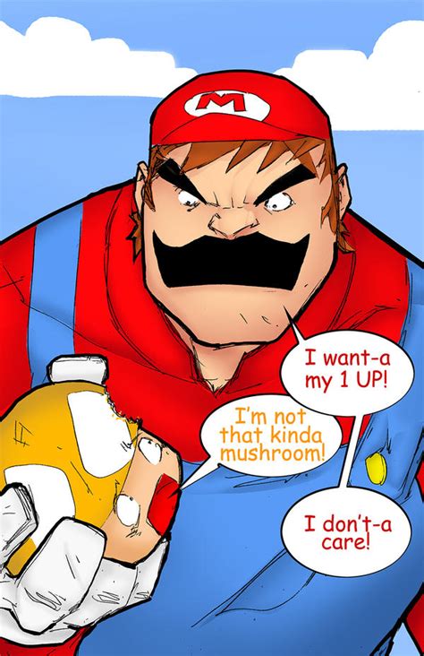 Super Duper Mario print by demonplague on DeviantArt