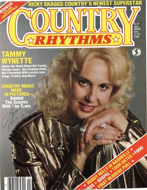 Tammy Wynette Magazine Cover Signed Historyforsale Item 63517