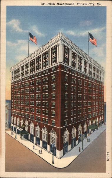 Hotel Muehlebach Kansas City, MO Postcard