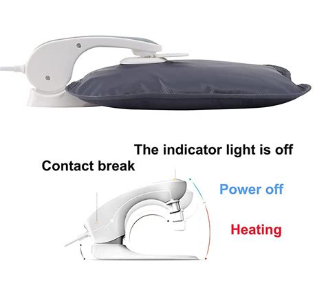 ELECTRIC RECHARGEABLE HOT WATER BOTTLE GREY BED HAND WARMER MASSAGING