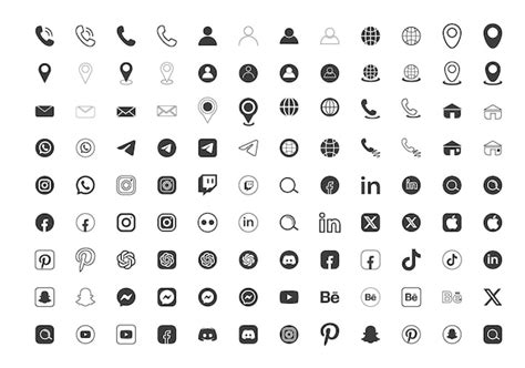 Premium Vector All Icons U Need