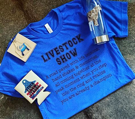 Livestock Show Tee Showing Livestock T Shirt Grand Champion Etsy