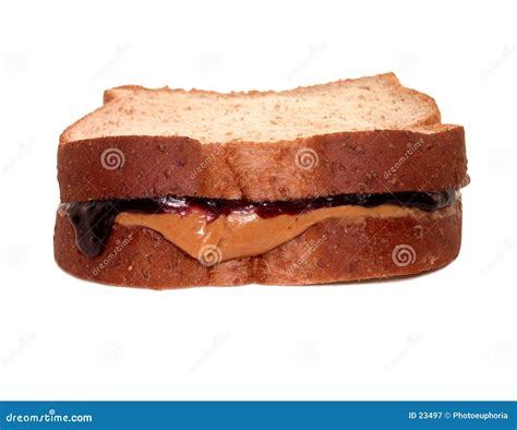 Food: PB&J Sandwich Royalty Free Stock Photography - Image: 23497