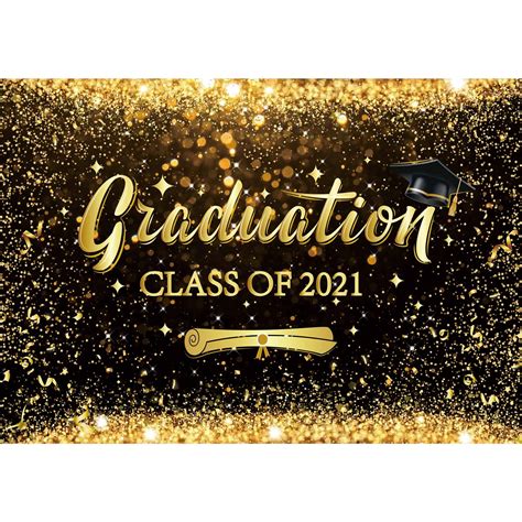 Buy Miktwe 7x5ft Polyester Congrats Graduation Backdrop Class Of 2021