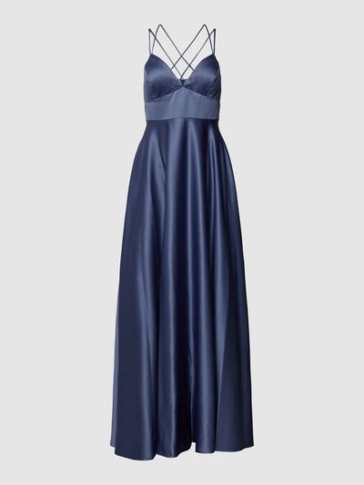 Jake S Cocktail Abendkleid Mit Vorgeformten Cups Rauchblau Online Kaufen