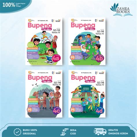 Jual Buku Bupena Merdeka SD Kelas 4A 4B 4C 4D Kurikulum Merdeka