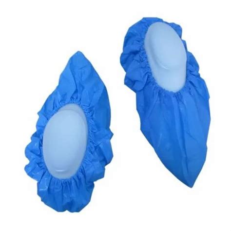 Cotton Blue Disposable Shoes Cover For Hospital Food Industry At Rs