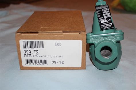 Taco Boiler Feed Pressure Reducing Valve 329 T3 12 In Box New Ebay