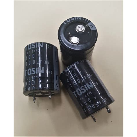 Jual Elco Capacitor 100uf 400v Tosin Original Japan Shopee Indonesia