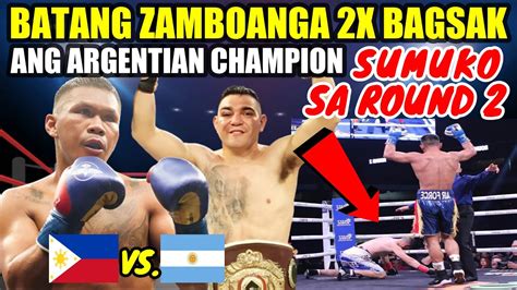 UNDEFEATED NA HALIMAW NG ZAMBOANGA PINATAOB ANG ARGENTINIAN CHAMPION