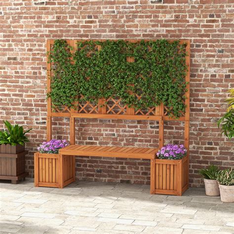 Outsunny Fir Outdoor Bench Wayfair