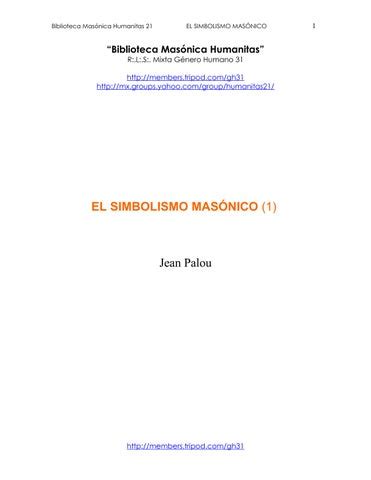 El Simbolismo Masnico By Gran Logia Simbolica D Andorra Glsa Issuu