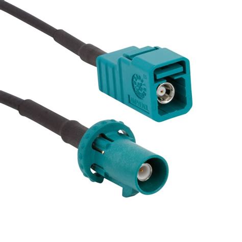 FAKRA Straight Plug To FAKRA Straight Jack RG 174 50 Ohm 5 Meter Z Key