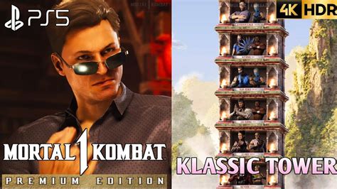 Mortal Kombat Johnny Cage Klassic Towers Gameplay Mk Ps K Fps