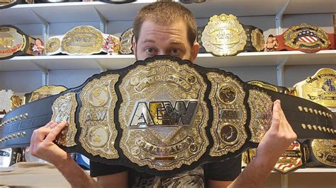 OFFICIAL AEW World Championship Replica Belt Unboxing Review YouTube