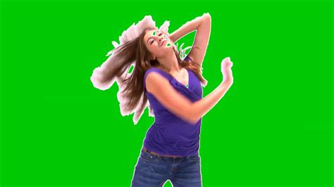 Girl Dancing Green Screen Youtube