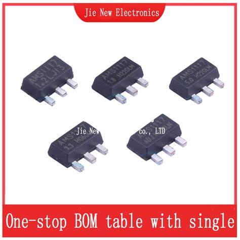 70PCS Kit SOT 89 AMS1117 1 2 AMS1117 1 5 AMS1117 1 8 AMS1117 2 5